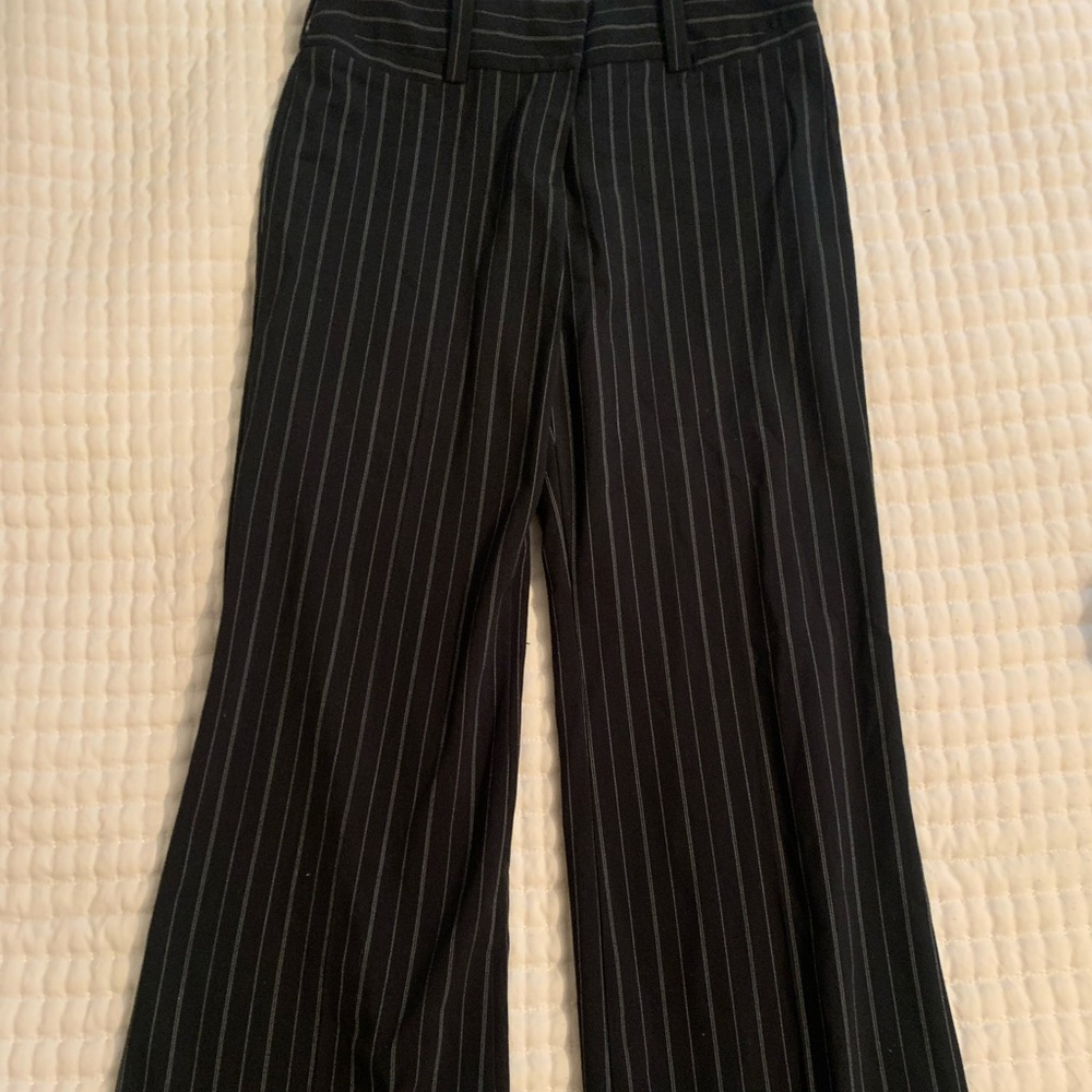 Pin-stripped pants